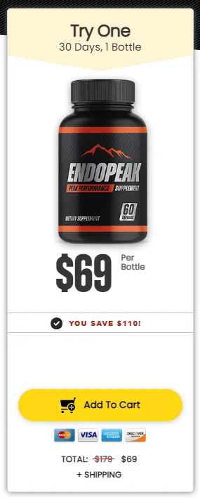 Endopeak-1-bottle-price