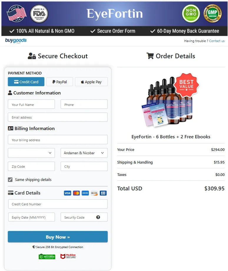 Visium Max Order Page