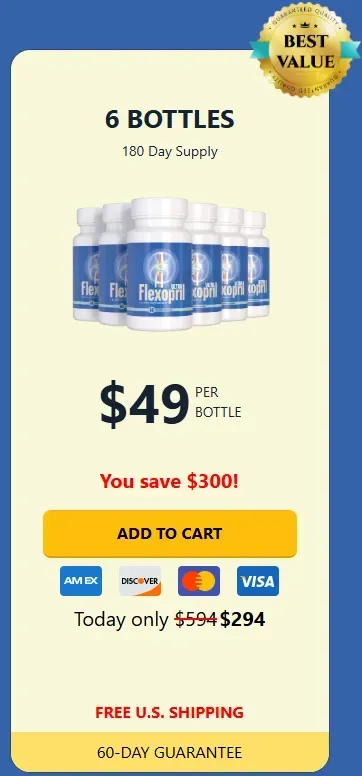 Flexopril Ultra-6-bottle-price