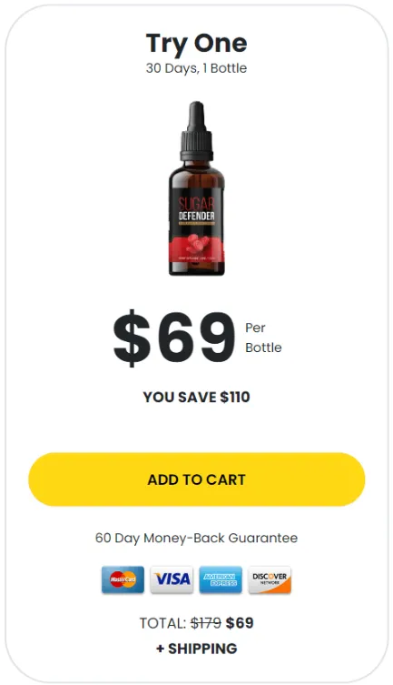 Sugar defender-1-bottle-price