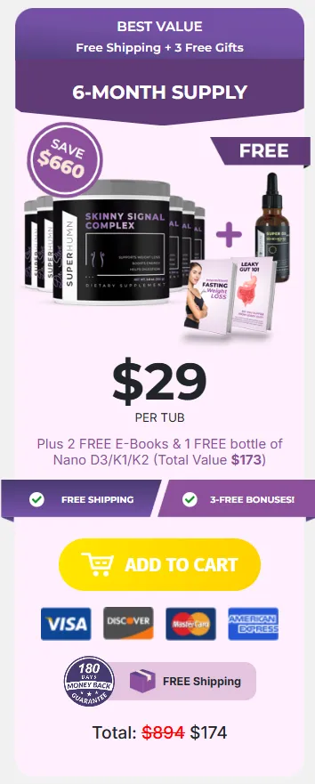 Skinny Signal Complex -6-bottle-price