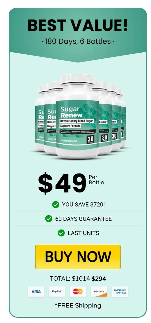 Sugar Renew -6-bottle-price