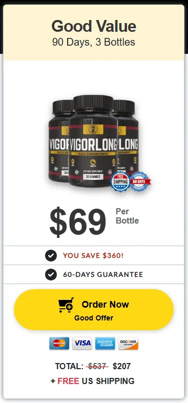 VigorLong 3-bottle-price