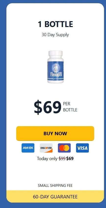 Flexopril Ultra -1-bottle-price