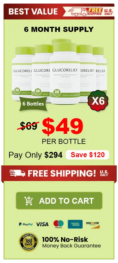 GlucoRelief-6-bottle-price