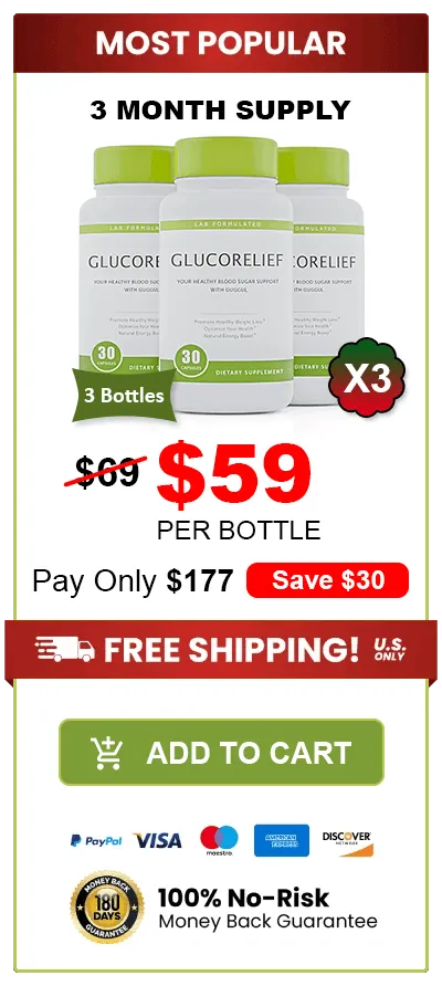 GlucoRelief 3-bottle-price