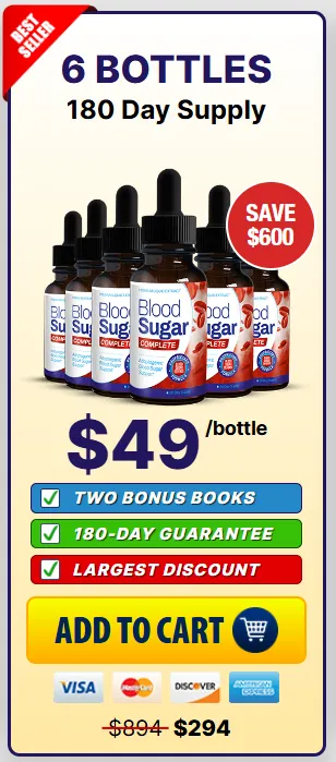 Blood Sugar Complete -6-bottle-price