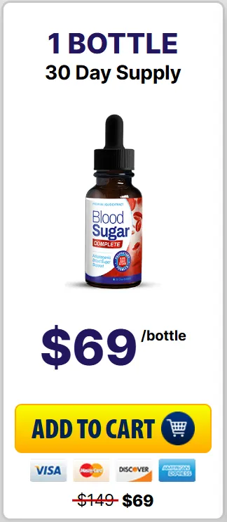 Blood Sugar Complete -1-bottle-price
