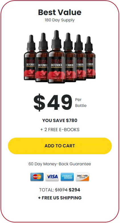 Sugar Defender-6-bottle-price