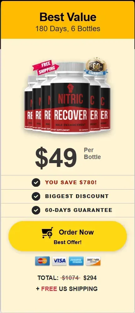 Nitric Recover -6-bottle-price