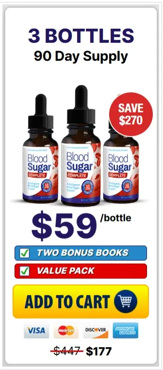 Blood Sugar Complete-3-bottle-price