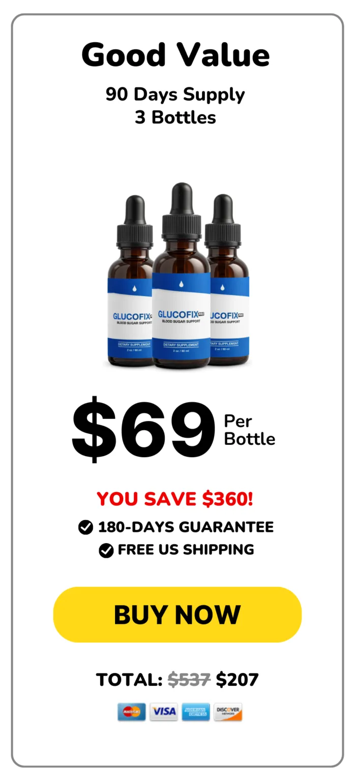 GlucoFix Pro -3-bottle-price
