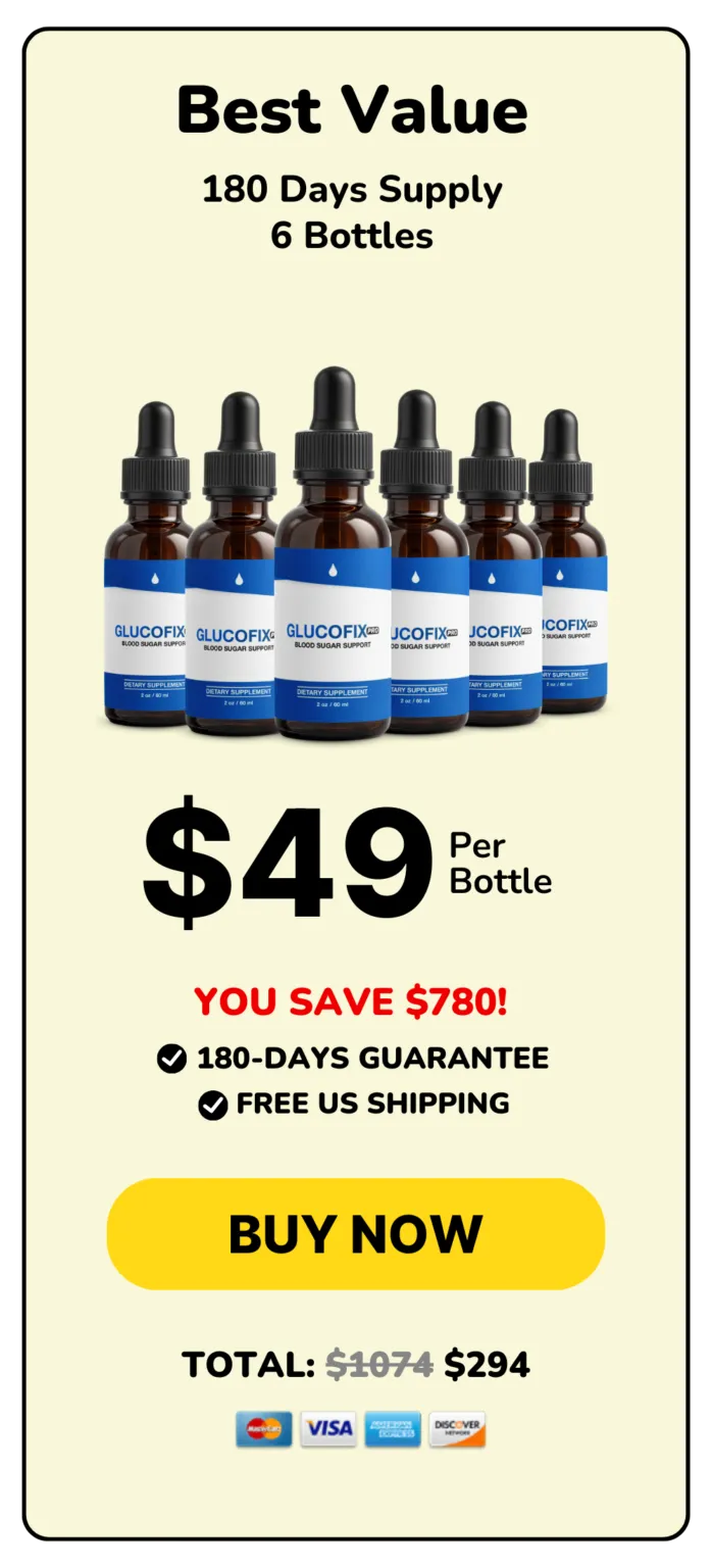 GlucoFix Pro -6-bottle-price