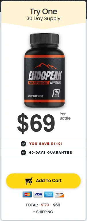 Endopeak-1-bottle-price