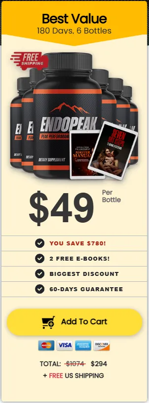 Endopeak-6-bottle-price