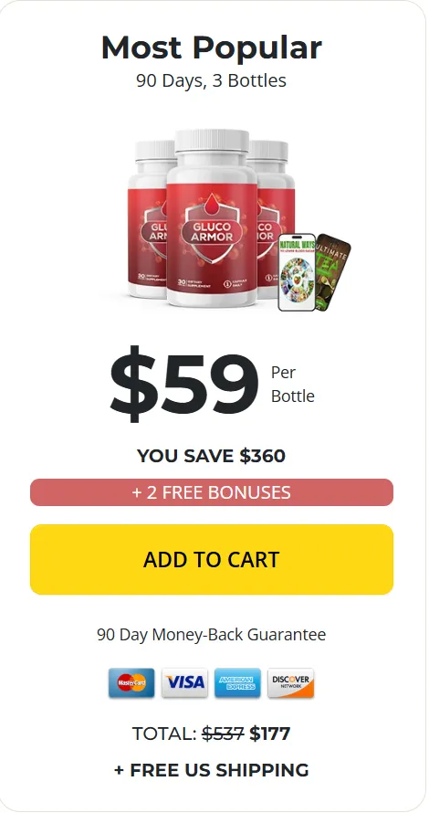 Gluco Armor-3-bottle-price