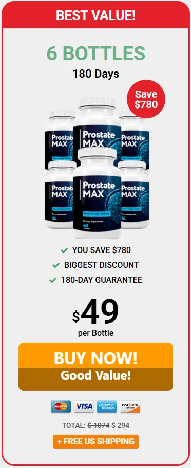 Prostate Max -6-bottle-price