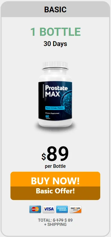Prostate Max -1 bottle-price