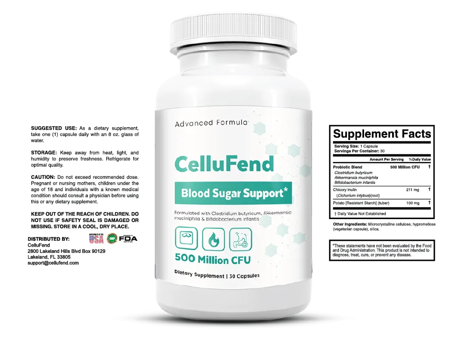 cellufend supplement facts