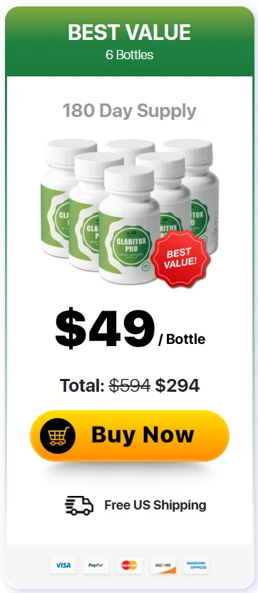 Claritox Pro -6-bottle-price