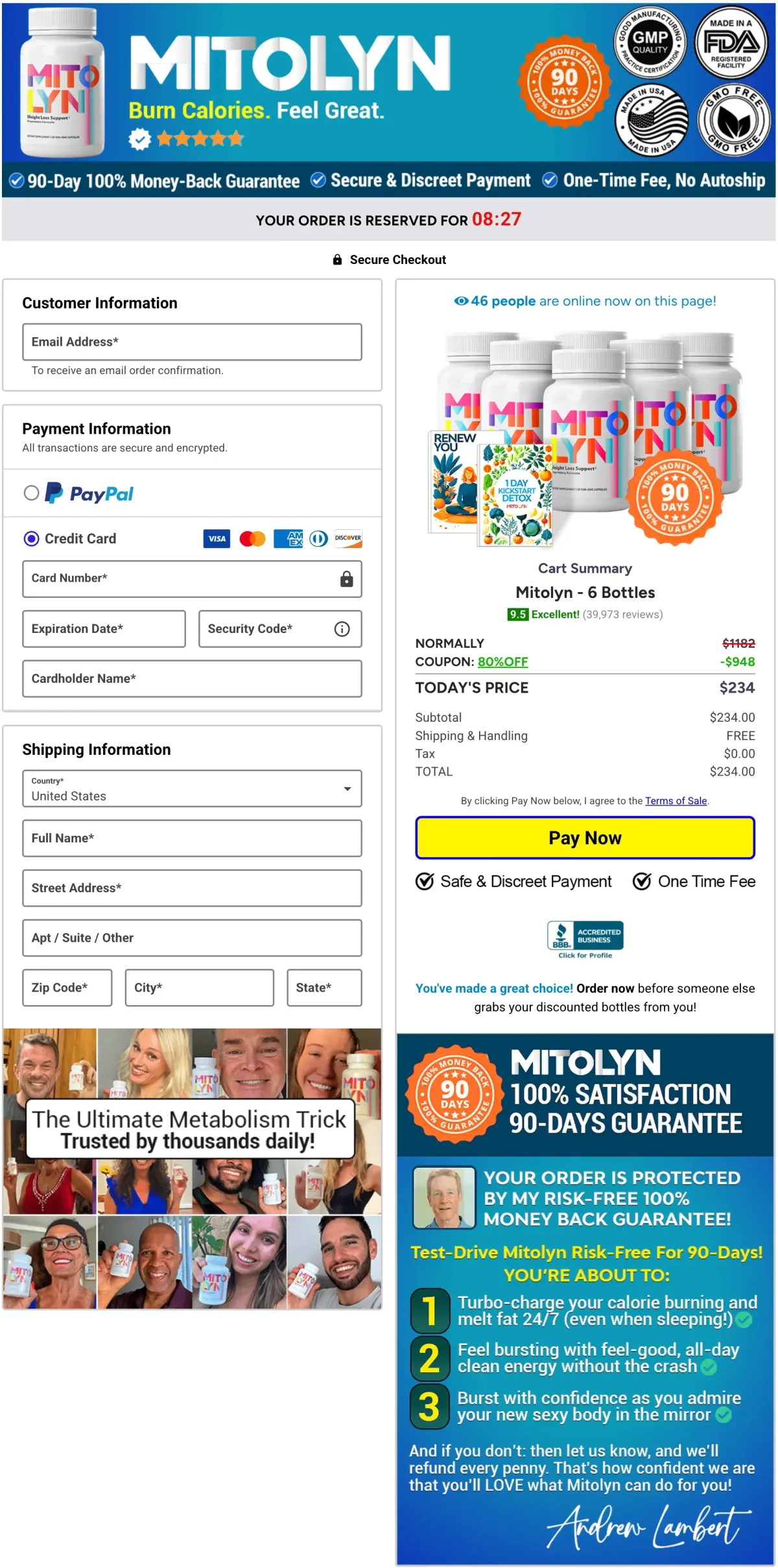 Mitolyn Order Page