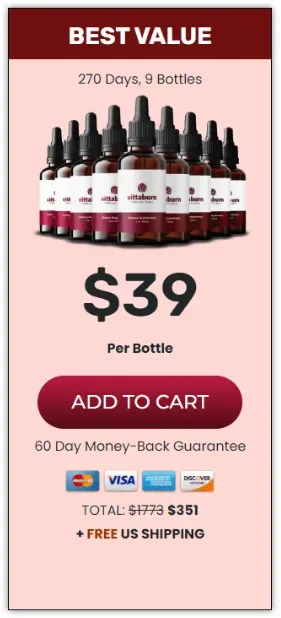 VittaBurn 9 bottle