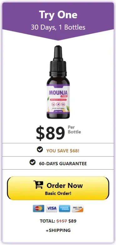 Mounja Pure-1-bottle-price