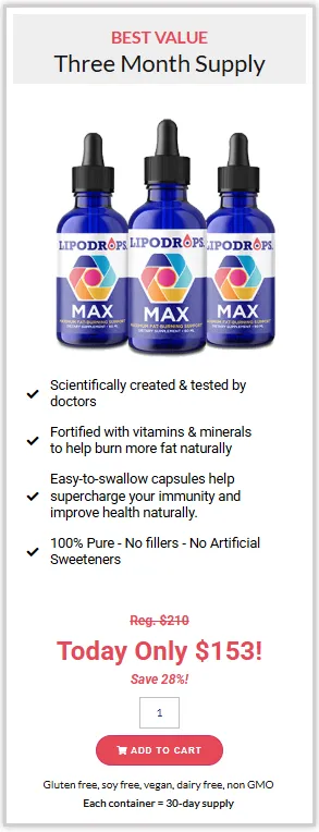 Lipo Drops-3-bottle-price