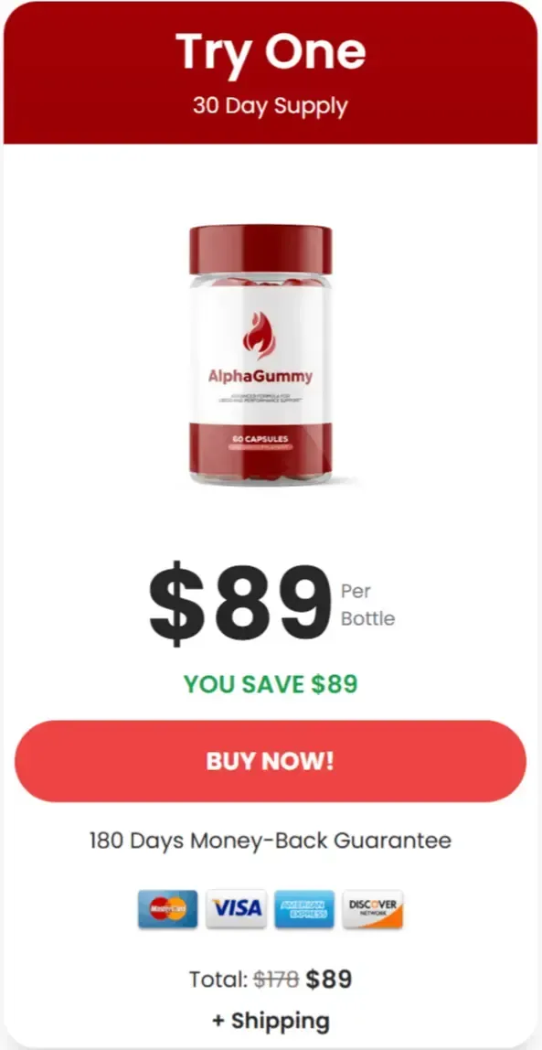 Alpha Gummy -1-bottle-price