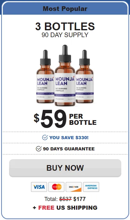 MounjaLean 3 Bottles Price