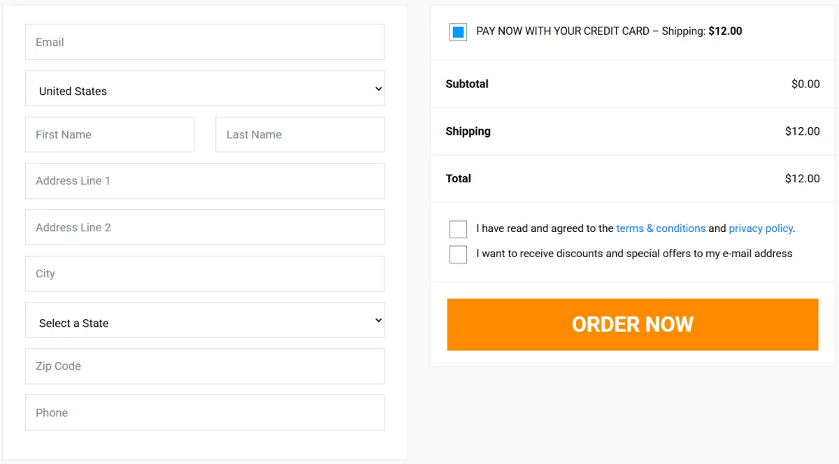 Prostan Plus Order Page