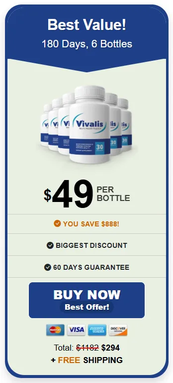 Vivalis Male Enhancement -6-bottle-price