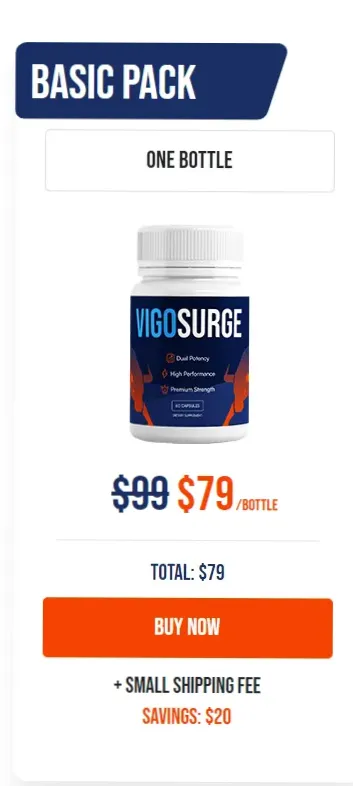 VigoSurge -1 bottle-price tag