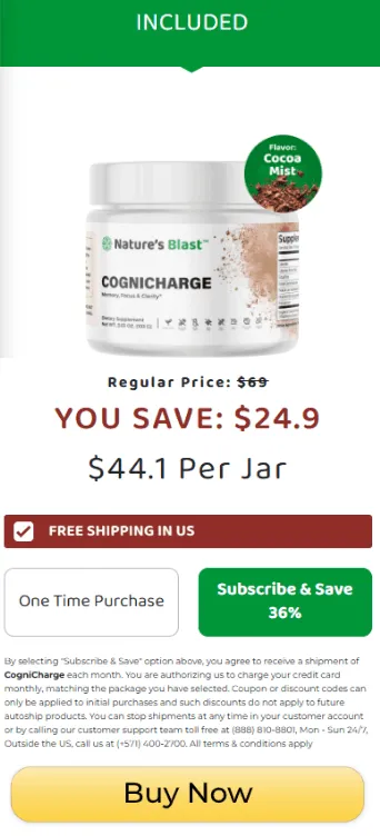 CogniCharge  1 Jar Price