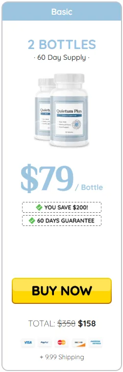 Quietum Plus 2 Bottles Price