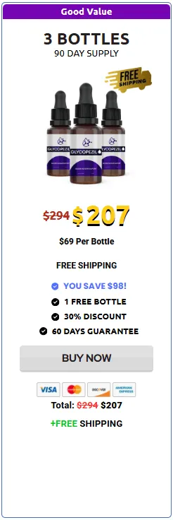 GlycoPezil 3 bottles Price