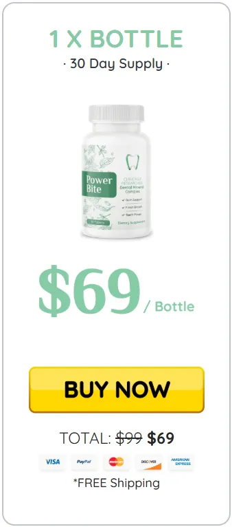 PowerBite 1 bottles Price