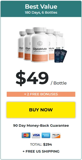 GlycoMute 6 bottles price