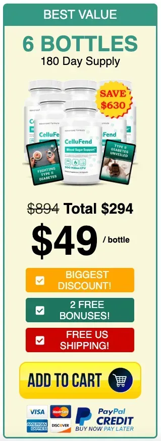 CelluFend 6 bottles price