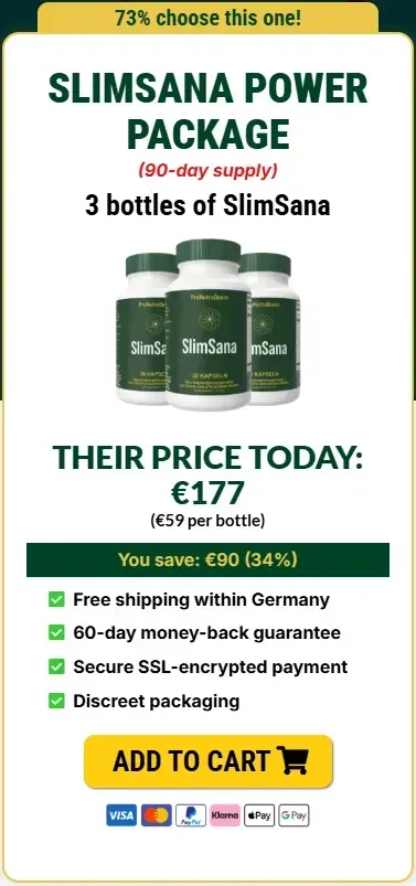 SlimSana 3 bottles Price