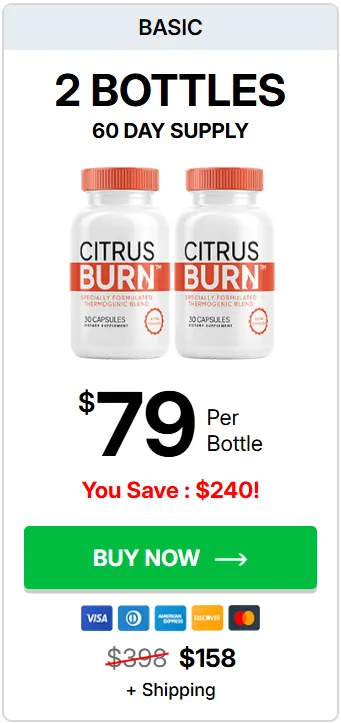 Citrus Burn 2 bottles Price
