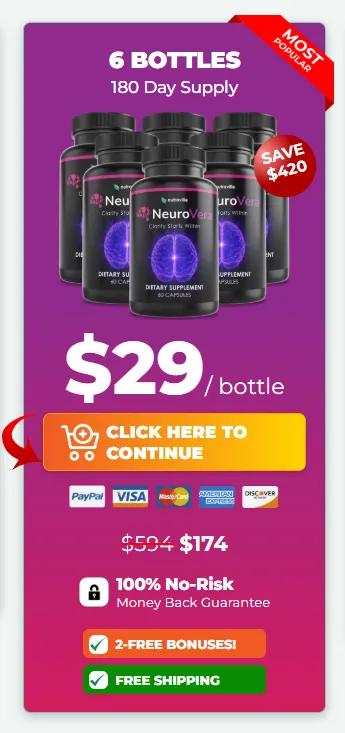 NeuroVera 6 bottles Price