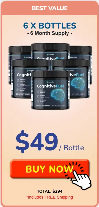 Cognitive Fuel 6 bottles price