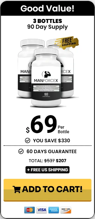 ManForceX 3 bottles Price