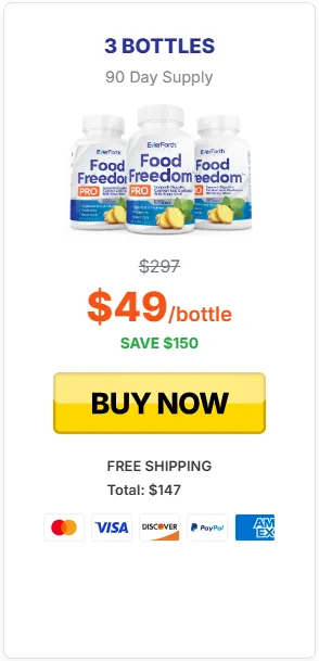 buy Food Freedom Pro 3 bottles
