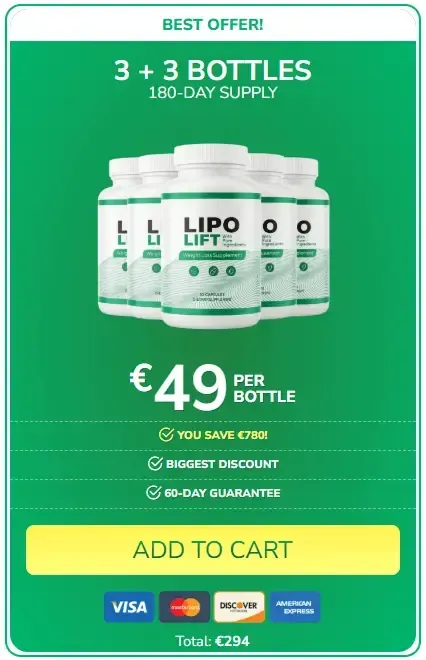 buy LipoLift 6 bottles