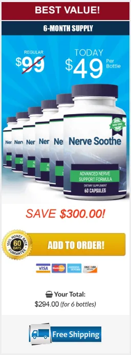 buy nerve soothe 6 bottles