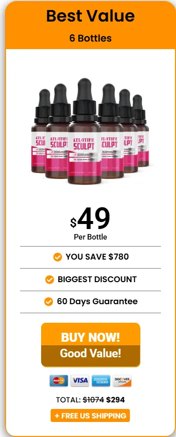 buy Gelatine Sculpt6 bottles