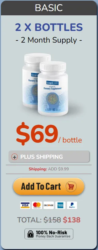 buy cogniclear 2 bottles