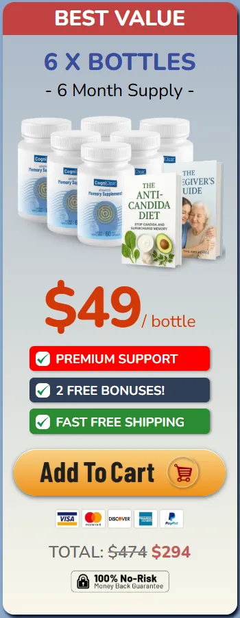 buy cogniclear 6 bottles